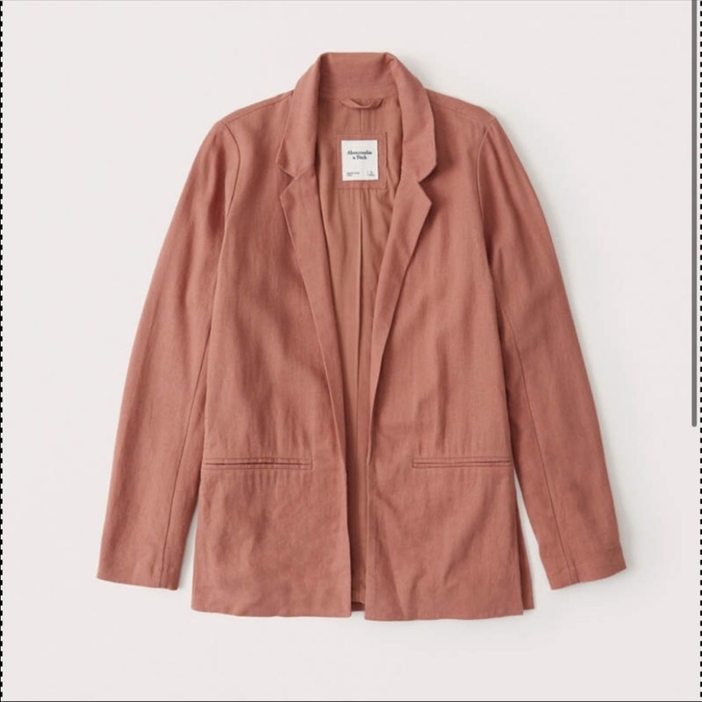 NWOT A&F Linen Blend Blazer
